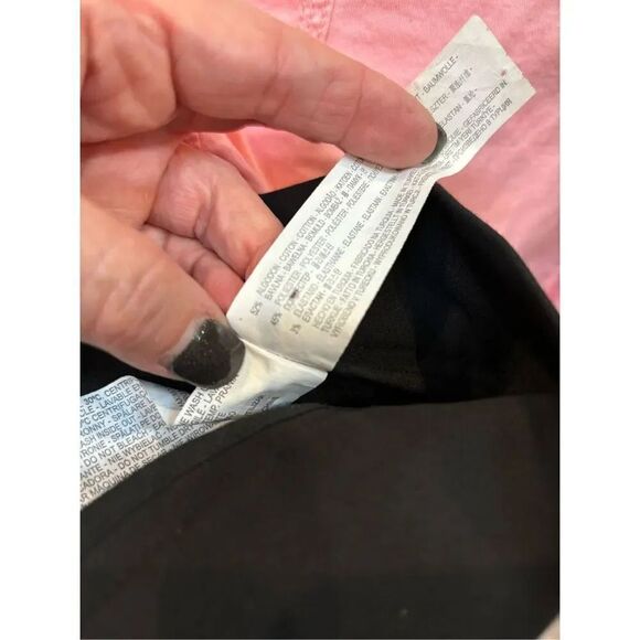 Zara S black zippered trim hi-lo flounce skirt - Picture 5 of 6